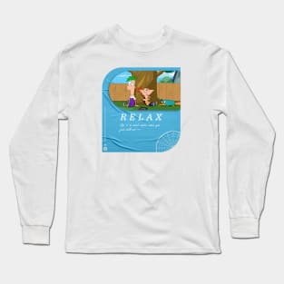 Phineas and Ferb chill out 01 Long Sleeve T-Shirt